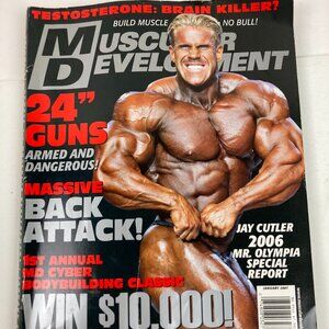 Muscular Development Magazine Volume 44 #1 Jan 2007 Jay Cuttler Special Report
